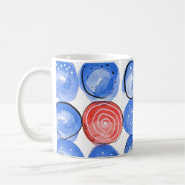 Mug Points bleus Abstraits