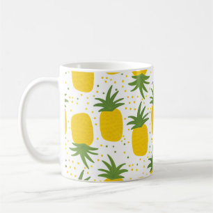 Mug Points d'ananas : Conception de fruits d'été