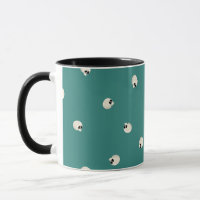 Points de crâne Kawaii mous aléatoires mi-vert