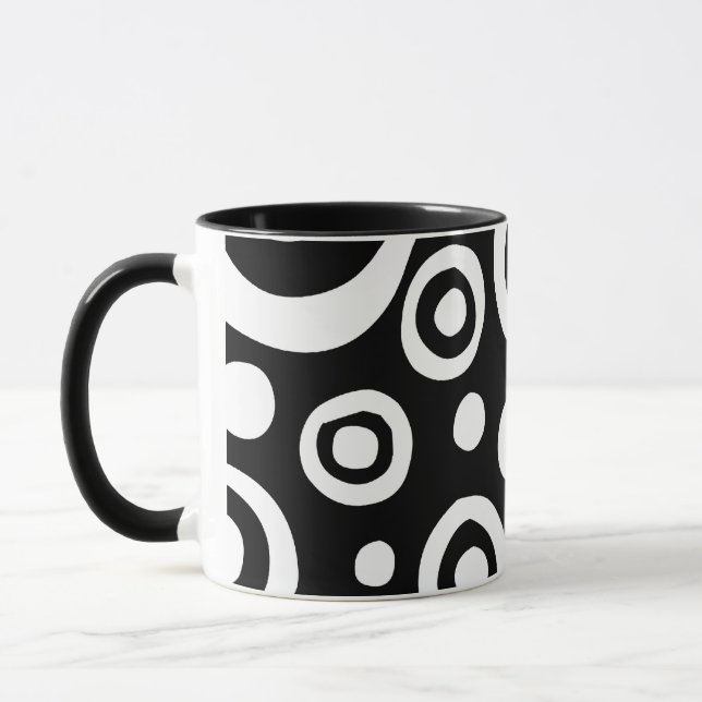 Mug Points et cercles (Gauche)