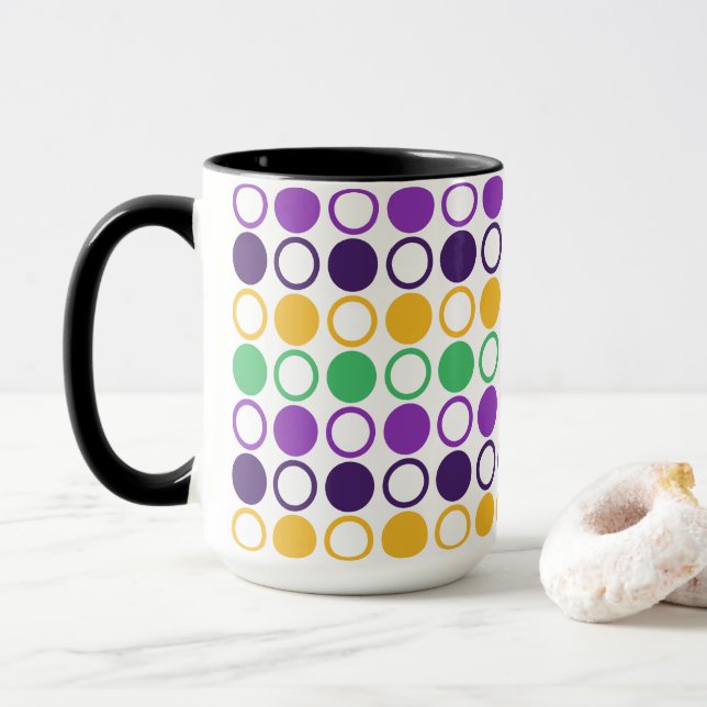 Mug Points Mod Mardi Gras (Avec donut)