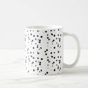 Mug Points noirs Abstraits minimaux mignons Boug tache