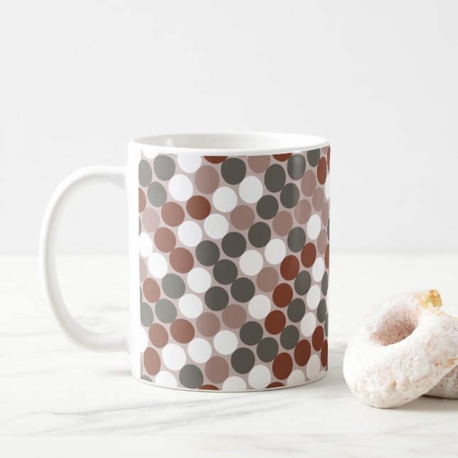 Mug Points rétro (Avec donut)