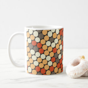 Mug Points rétro orange