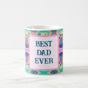 Mug Poire colorée avec le meilleur papa jamais