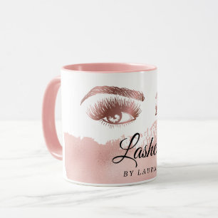 Mug Poireaux maquillage Artiste Rose Gold Mascara Brow