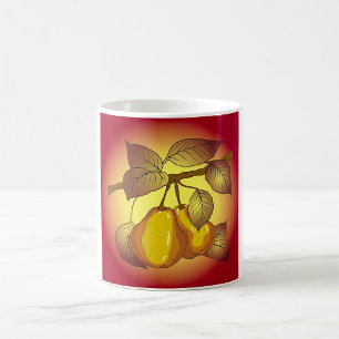 Mug Poires Sur Un Arbre