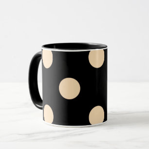 Mug Pois Black Cream