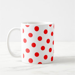 Mug Pois blancs et rouges