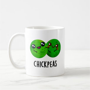 Mug Pois chiches amusant Petit pois de pois de fille
