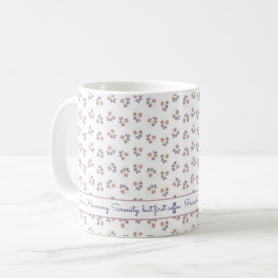 Mug Pois de senteur doux citation personnalisée shabby