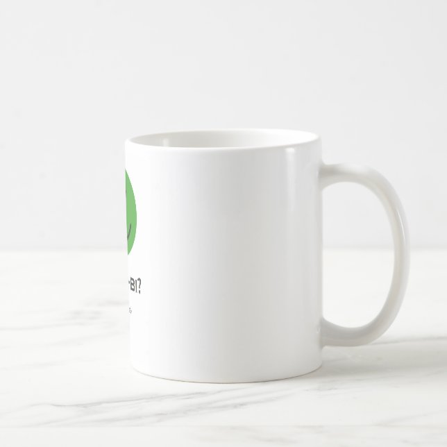 Mug Pois de wasabi - drôle (Droite)