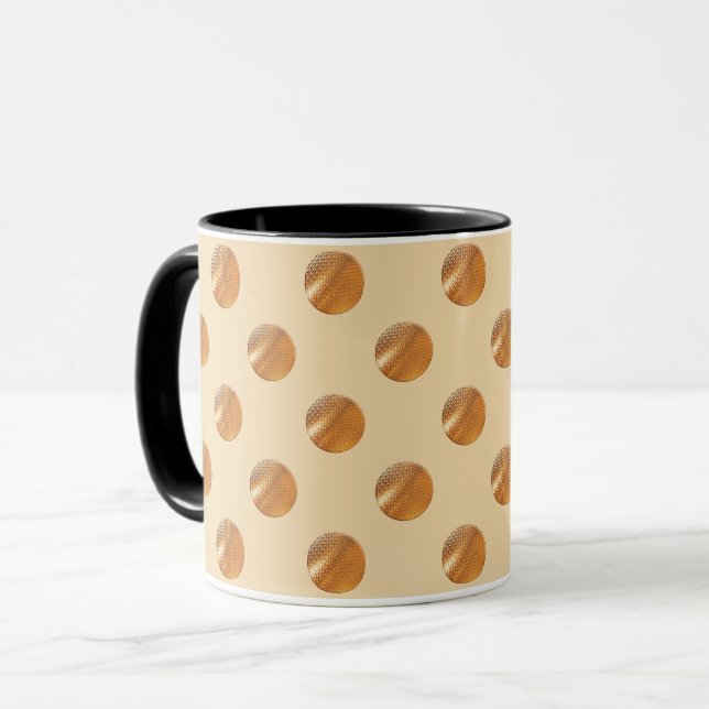 Mug Pois dorés (Devant gauche)