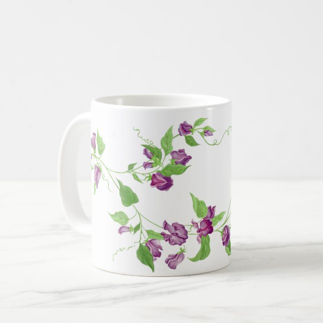 Mug Pois doux au café (Devant gauche)