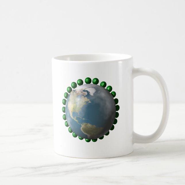 Mug Pois et paix sur la collection de la terre (Droite)