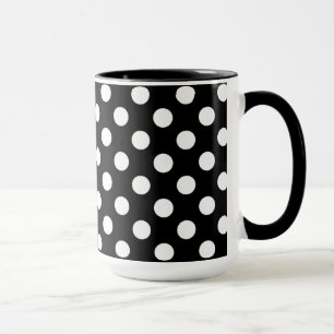 Mug Pois Noirs Et Blancs