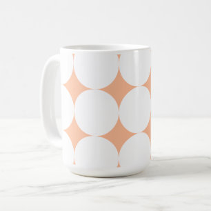 Mug Pois rétro Peach fuzz