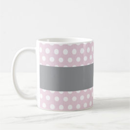 Mug Pois rose et blanc V07 de la meilleure belle-fille