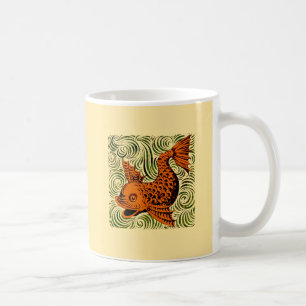 Mug Poisson Antique Carrelage Ancien art