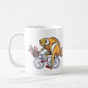 Mug Poisson clown à vélo