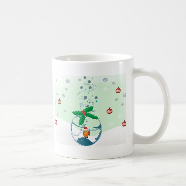 Mug Poisson de Noël (Droite)