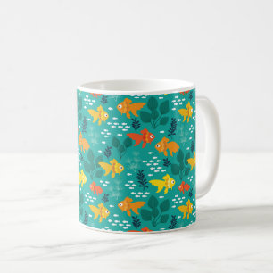 Mug Poisson d'or dans l'aquarium