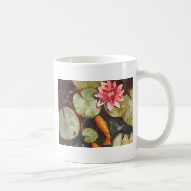 Mug Poisson D'Or Koi Pond Water Lys (Droite)