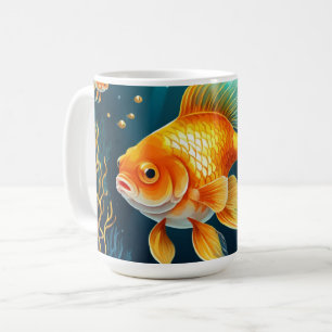 Mug Poisson d'or sous-marin