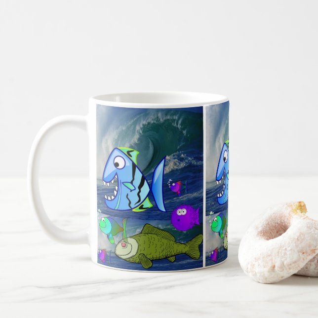 Mug poisson-muqueuse (Avec donut)