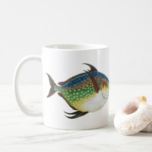 Mug Poisson Opah tropical, animal aquatique marin Vint