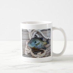 Mug Poisson rouge sur quai et corde