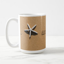 Mug Poisson Starfish sur Sandy Beach