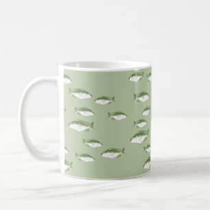 Mug Poisson vert olive