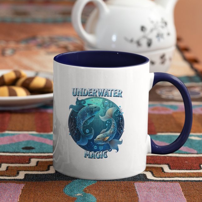 Mug Poissons magiques sous-marins (Créateur téléchargé)