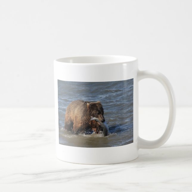 Mug Poissons obtenus ? Cadeaux d'ours Brown de (Droite)