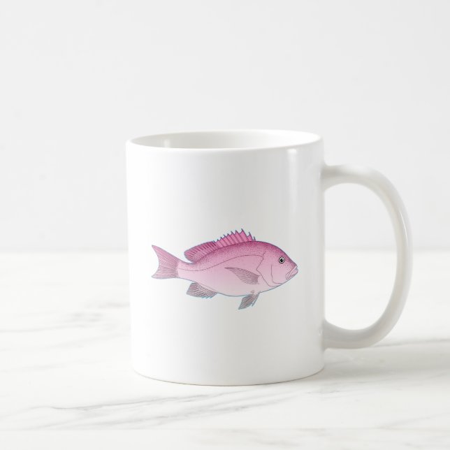Mug Poissons roses de récif (Droite)