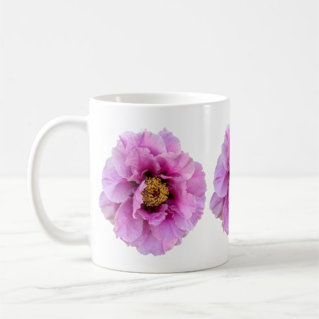Mug poitrine rose fuchsia brillante et jolie (Gauche)