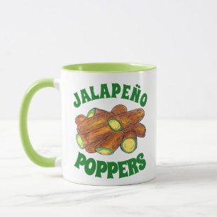 Mug Poivron de Jalapeño frit vert Jalapeno chaud poivr
