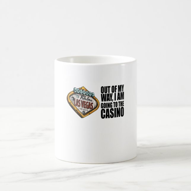 Mug Poker - Hors de mon chemin, je vais au Casino (Centre)