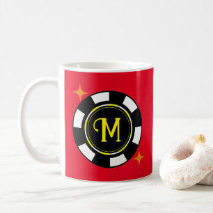 Mug - Poker Personnalisé (ajouter initial)