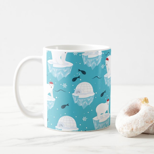 Mug Polar Bear Party (Avec donut)