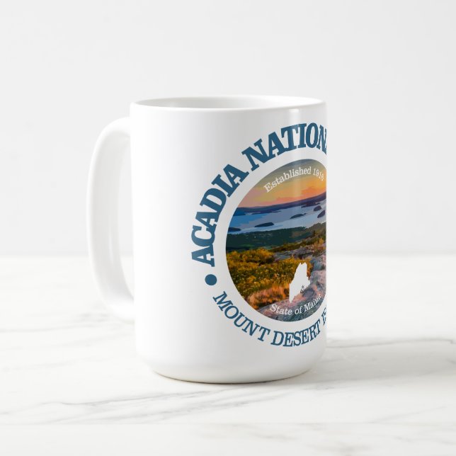 Mug Pôle Nord Acadien (Cadillac Mtn) (Devant gauche)