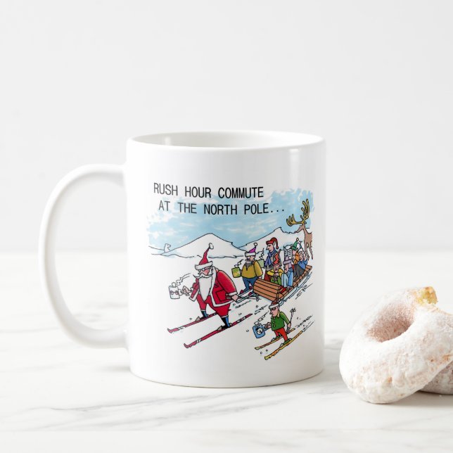 Mug Pôle Nord - Heure de pointe (Avec donut)