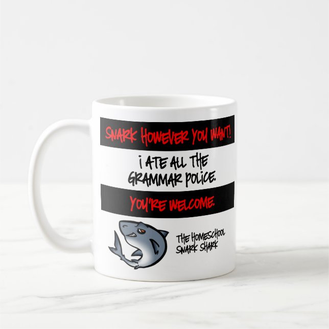 Mug Police de grammaire (Gauche)