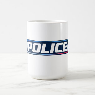 Mug POLICE Typographie Gras Streetwear