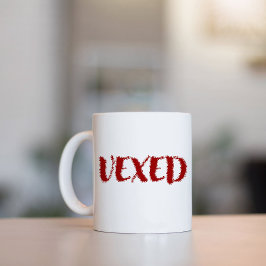 Mug Police Vexed-Cool. Vocabulaire amusant pour votre 