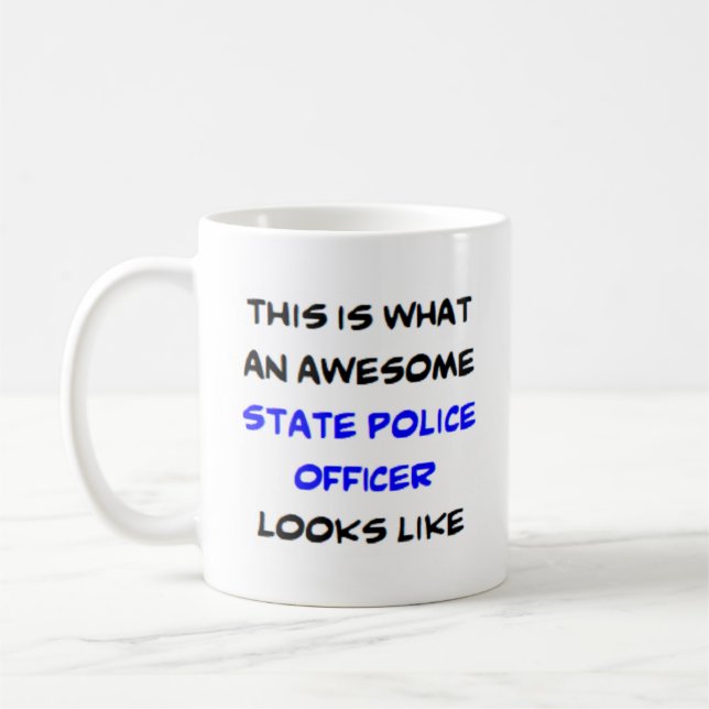 Mug policier d'état, génial (Gauche)