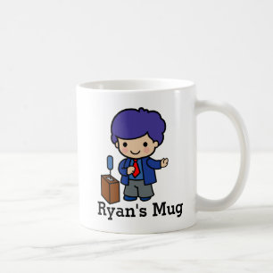 Mug Politicienne mignonne/Conférencier avec cheveux bl