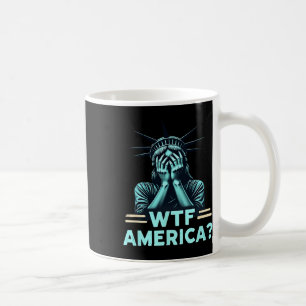 Mug Politique Et Démocratie Anti-Trump Wtf America 2