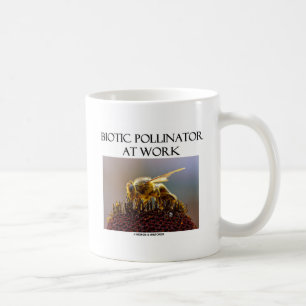 Mug Pollinateur Biotique Au Travail (Abeille Sur Une F